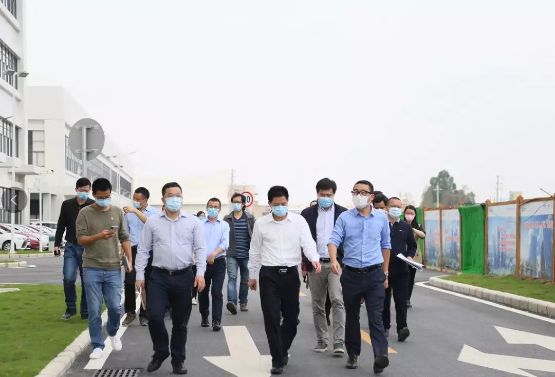 顺德区委副书记、区长彭聪恩一行调研leyu.乐鱼环境顺德环保科技产业园